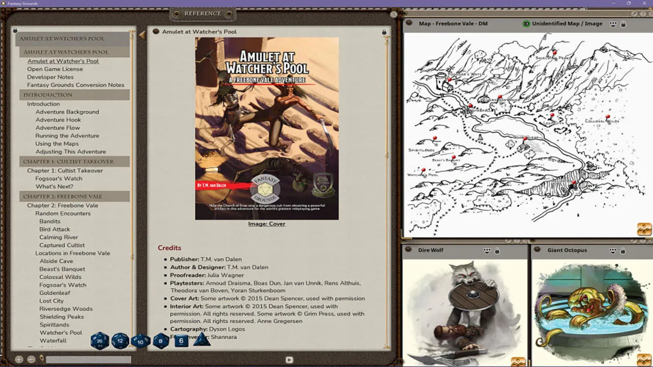 Fantasy Grounds - Amulet at Watcher's Pool Screenshot 3