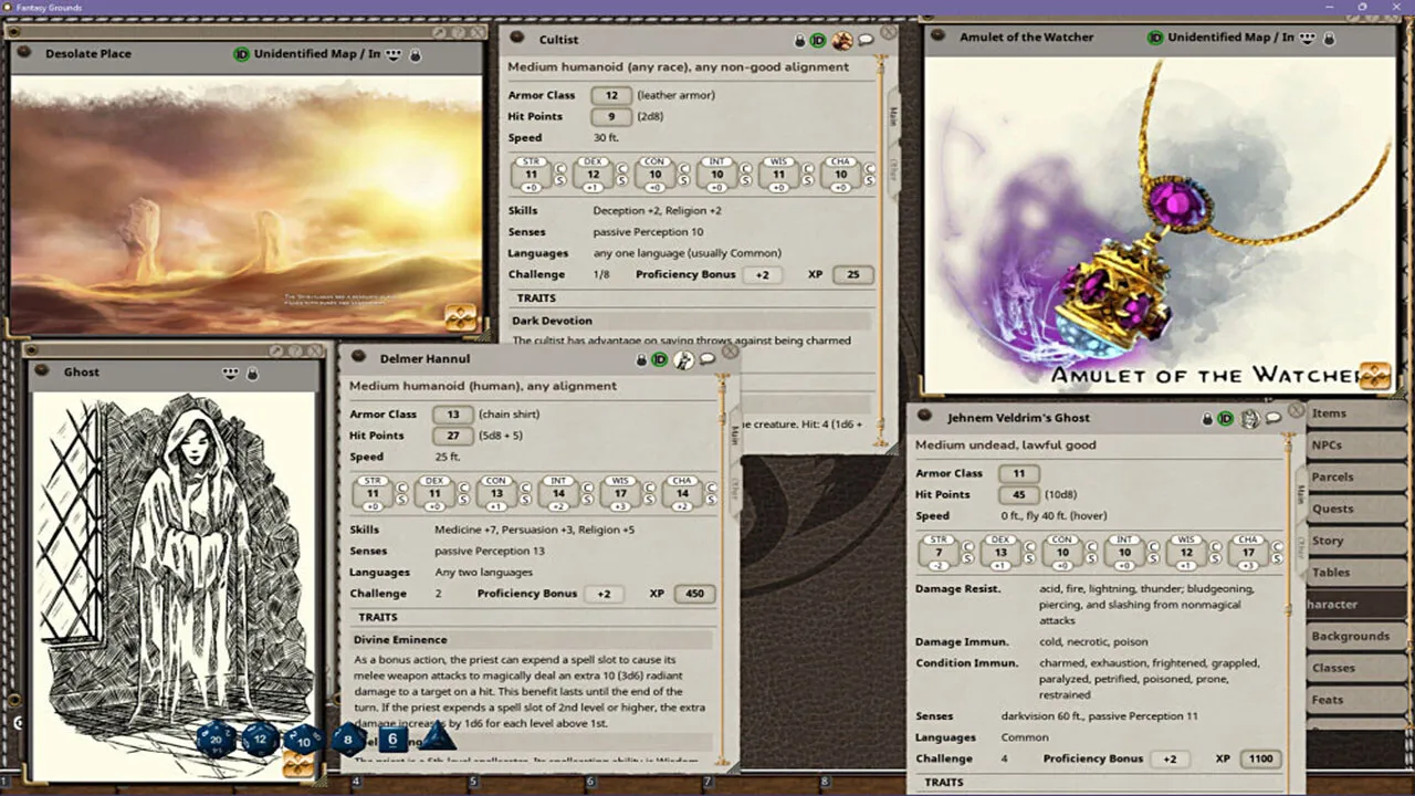 Fantasy Grounds - Amulet at Watcher's Pool Screenshot 1