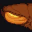 Wide open face, hidden heart icon