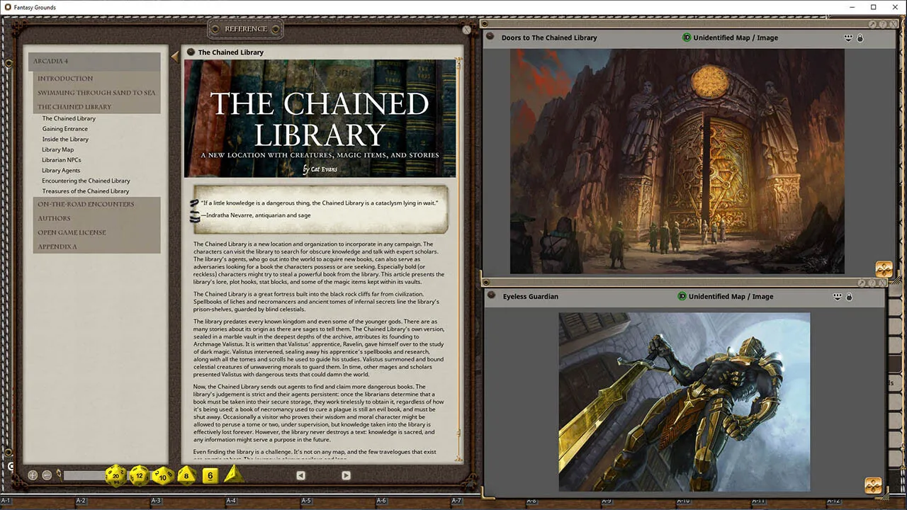 Fantasy Grounds - Arcadia Issue 004 Screenshot 2
