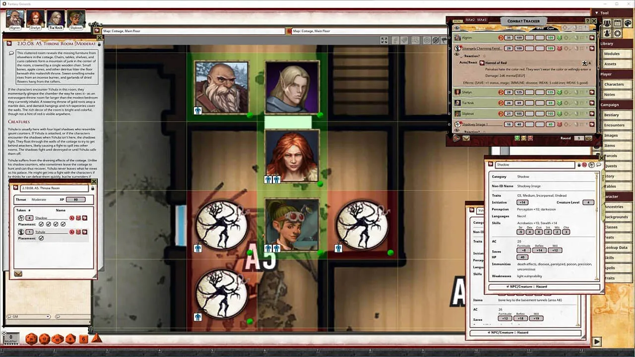 Fantasy Grounds - Pathfinder 2 RPG - Blood Lords AP 3: Field of Maidens Screenshot 1