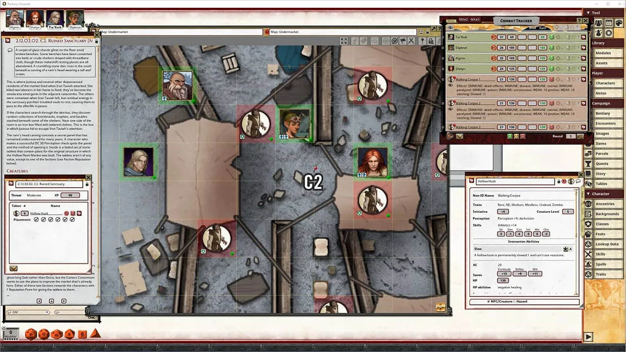 Fantasy Grounds - Pathfinder 2 RPG - Blood Lords AP 3: Field of Maidens Screenshot 4