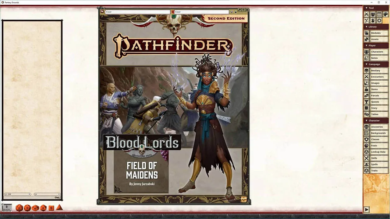 Fantasy Grounds - Pathfinder 2 RPG - Blood Lords AP 3: Field of Maidens Screenshot 0