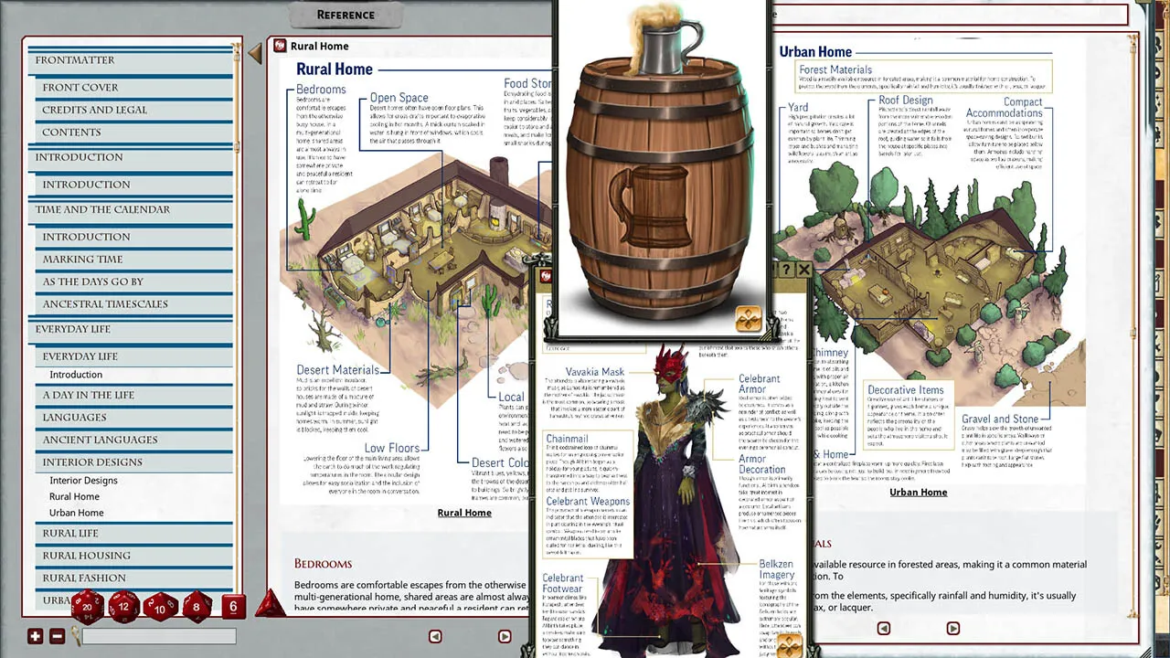 Fantasy Grounds - Pathfinder 2 RPG - Lost Omens: Travel Guide Screenshot 3