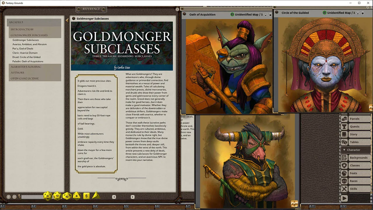 Fantasy Grounds - Arcadia Issue 005 Screenshot 0