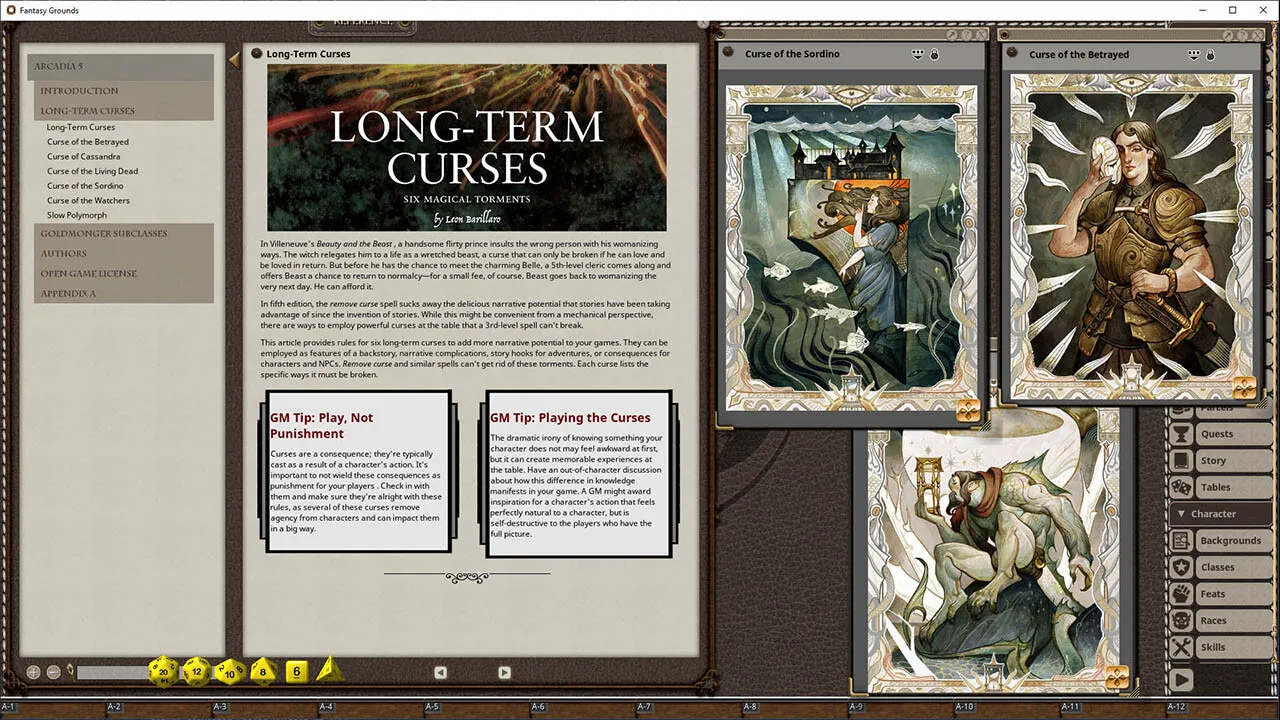 Fantasy Grounds - Arcadia Issue 005 Screenshot 4