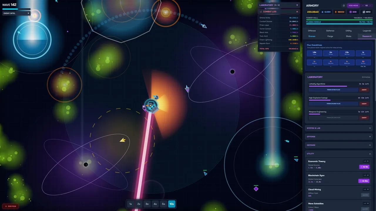 Endless Void: Idle Tower Defence Screenshot 0