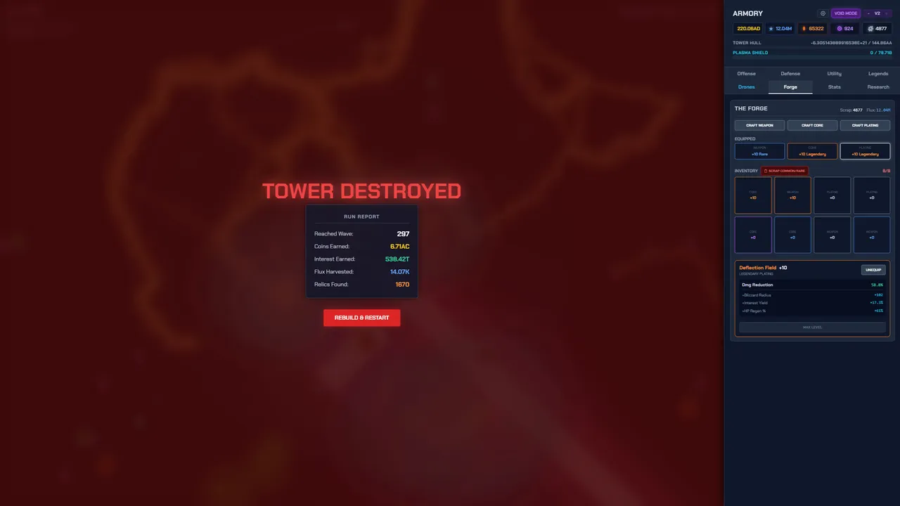 Endless Void: Idle Tower Defence Screenshot 2