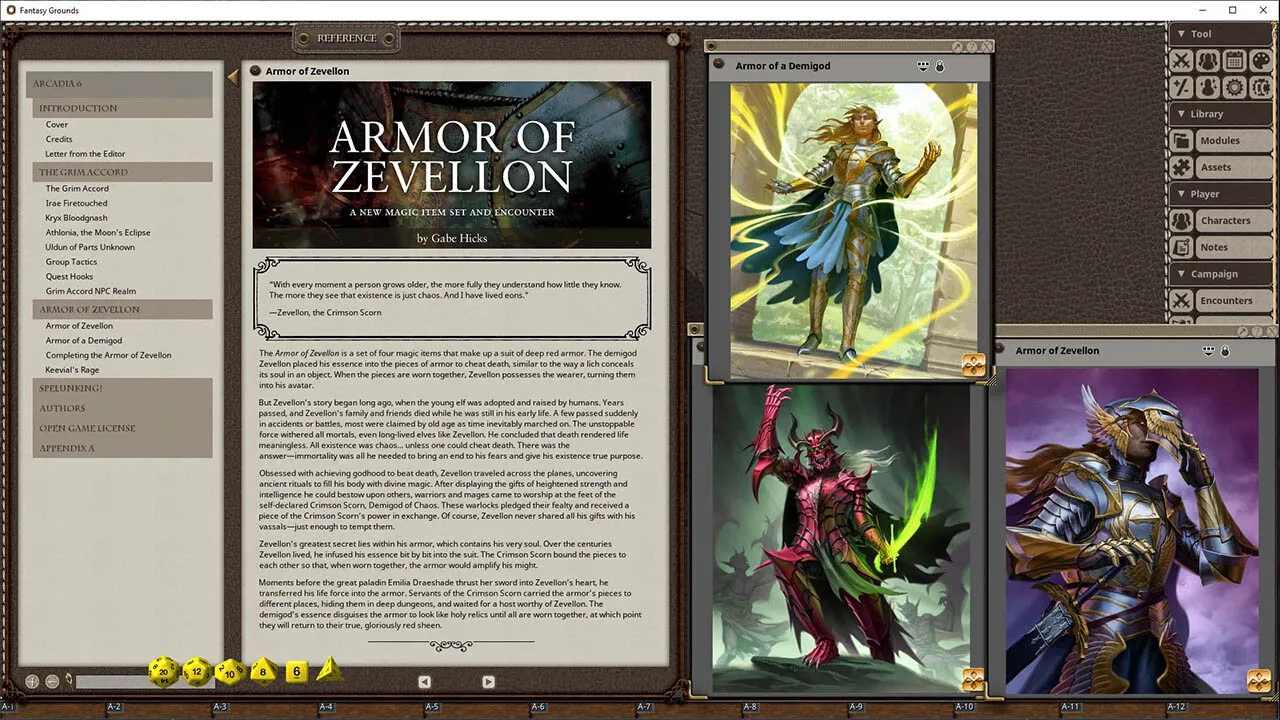 Fantasy Grounds - Arcadia Issue 006 Screenshot 3