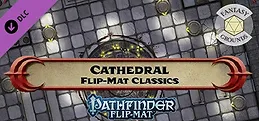 Fantasy Grounds - Pathfinder RPG - Pathfinder Flip-Mat - Classic Cathedral