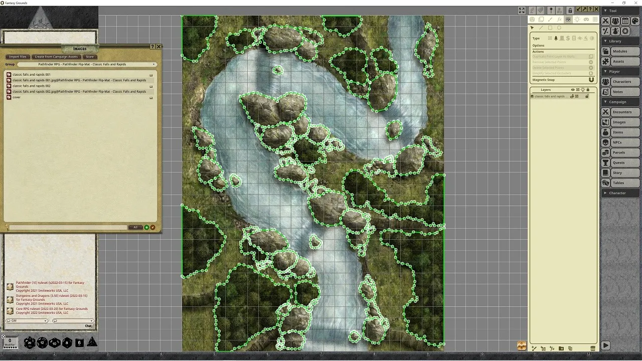 Fantasy Grounds - Pathfinder RPG - Pathfinder Flip-Mat - Classic Falls and Rapids Screenshot 4