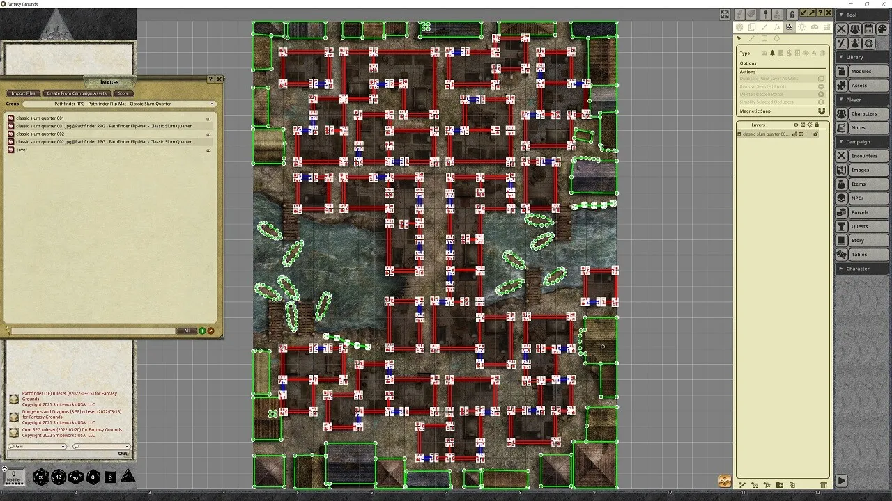Fantasy Grounds - Pathfinder RPG - Pathfinder Flip-Mat - Classic Slum Quarter Screenshot 2