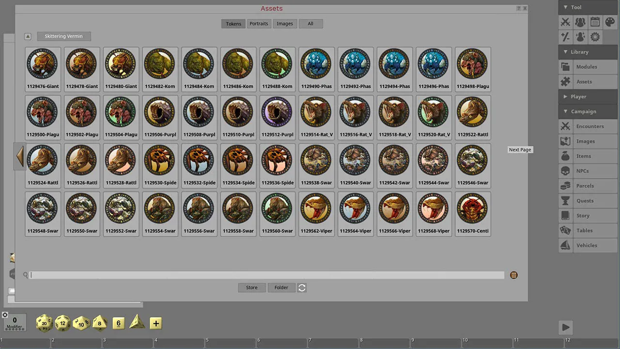 Fantasy Grounds - Skittering Vermin Screenshot 4