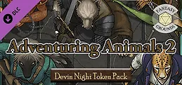Fantasy Grounds - Devin Night Token Pack 158: Adventuring Animals