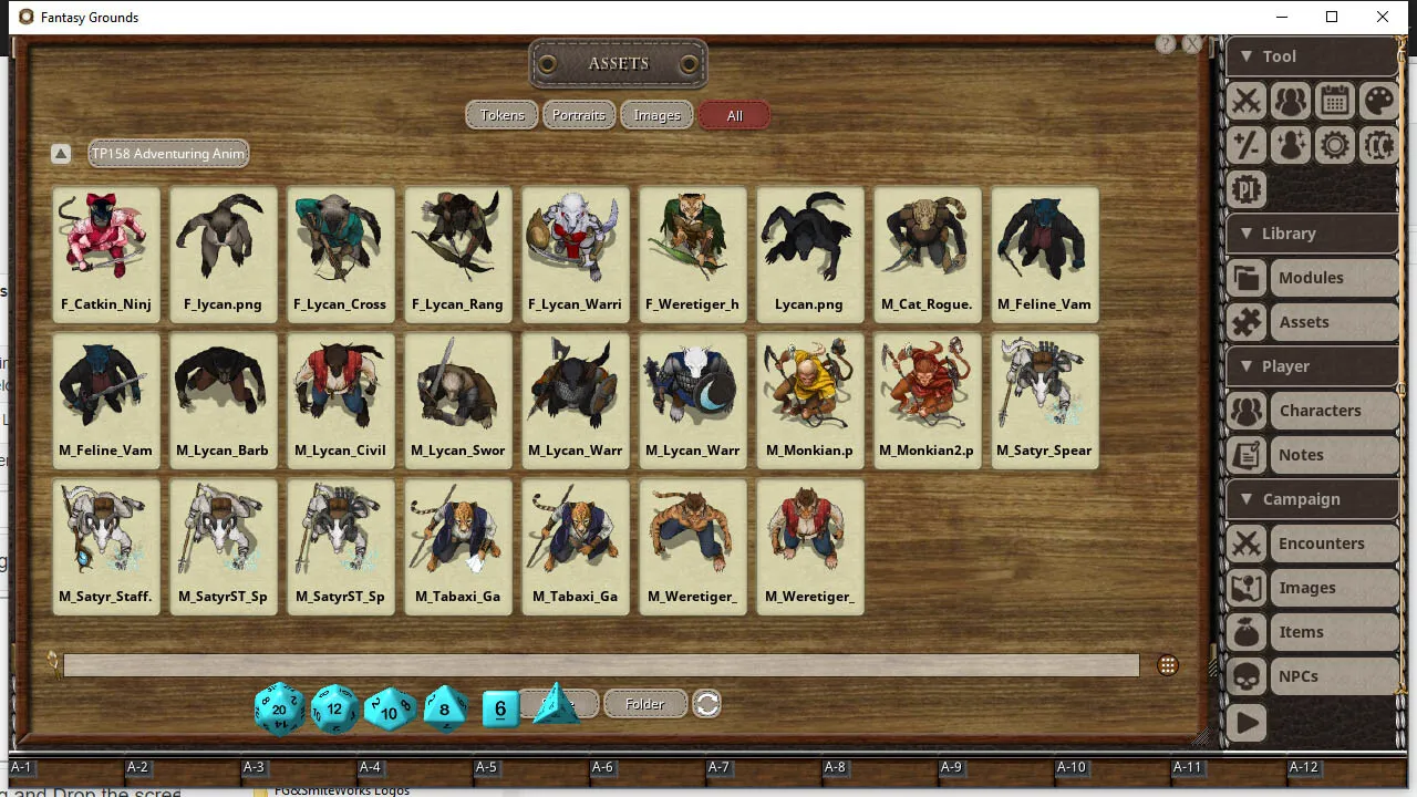 Fantasy Grounds - Devin Night Token Pack 158: Adventuring Animals Screenshot 3