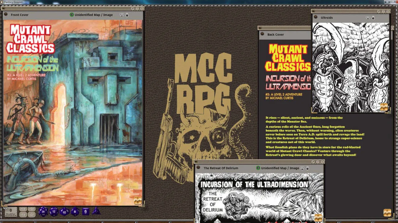 Fantasy Grounds - Mutant Crawl Classics #3: Incursion of the Ultradimension Screenshot 2