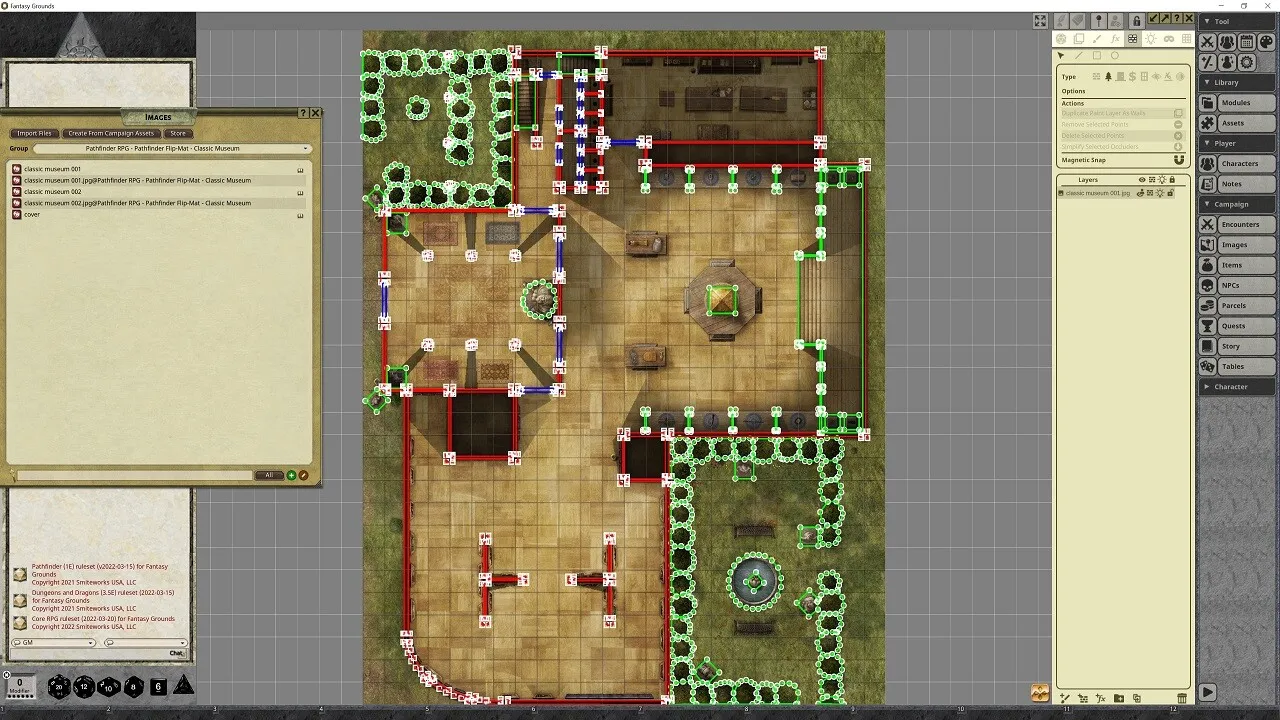Fantasy Grounds - Pathfinder RPG - Pathfinder Flip-Mat - Classic Museum Screenshot 2