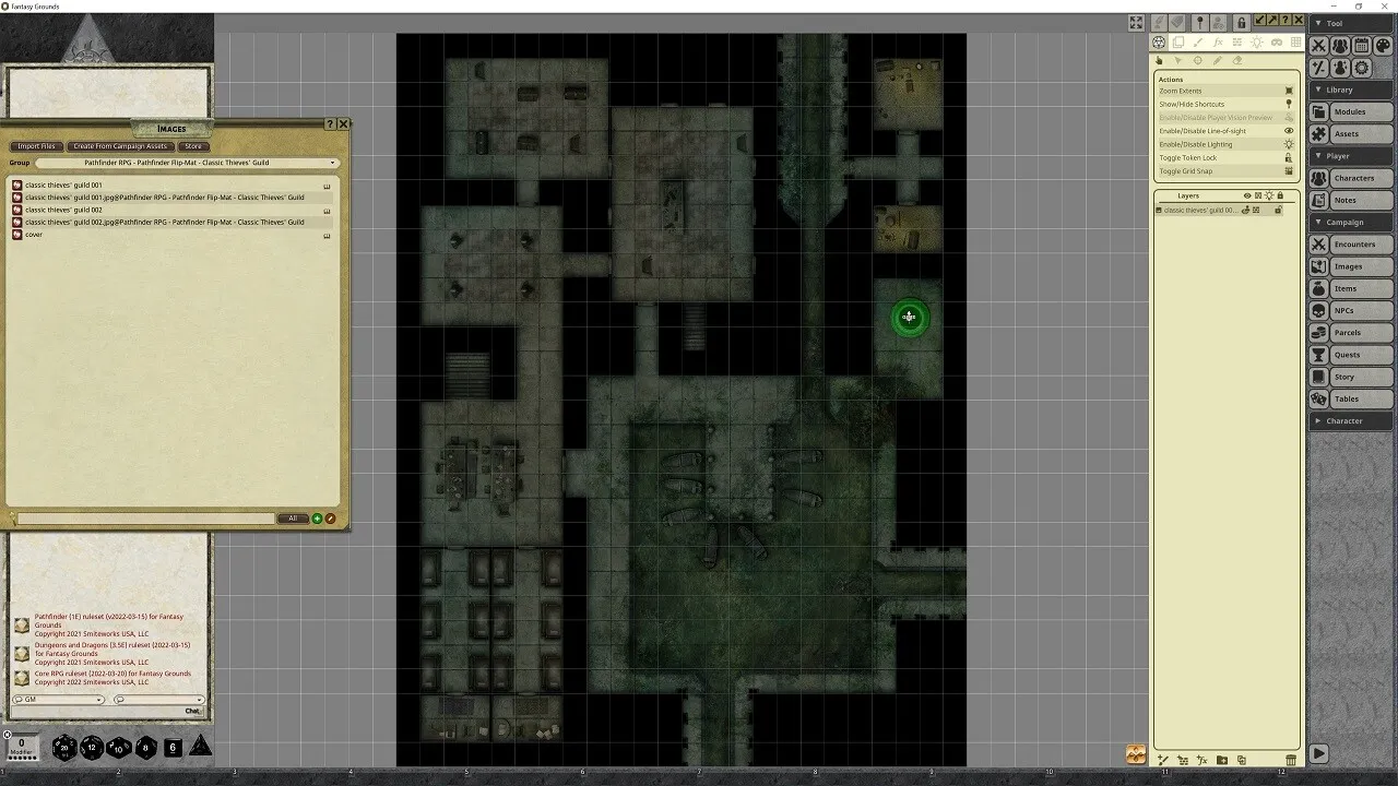 Fantasy Grounds - Pathfinder RPG - Pathfinder Flip-Mat - Classic Thieves' Guild Screenshot 2
