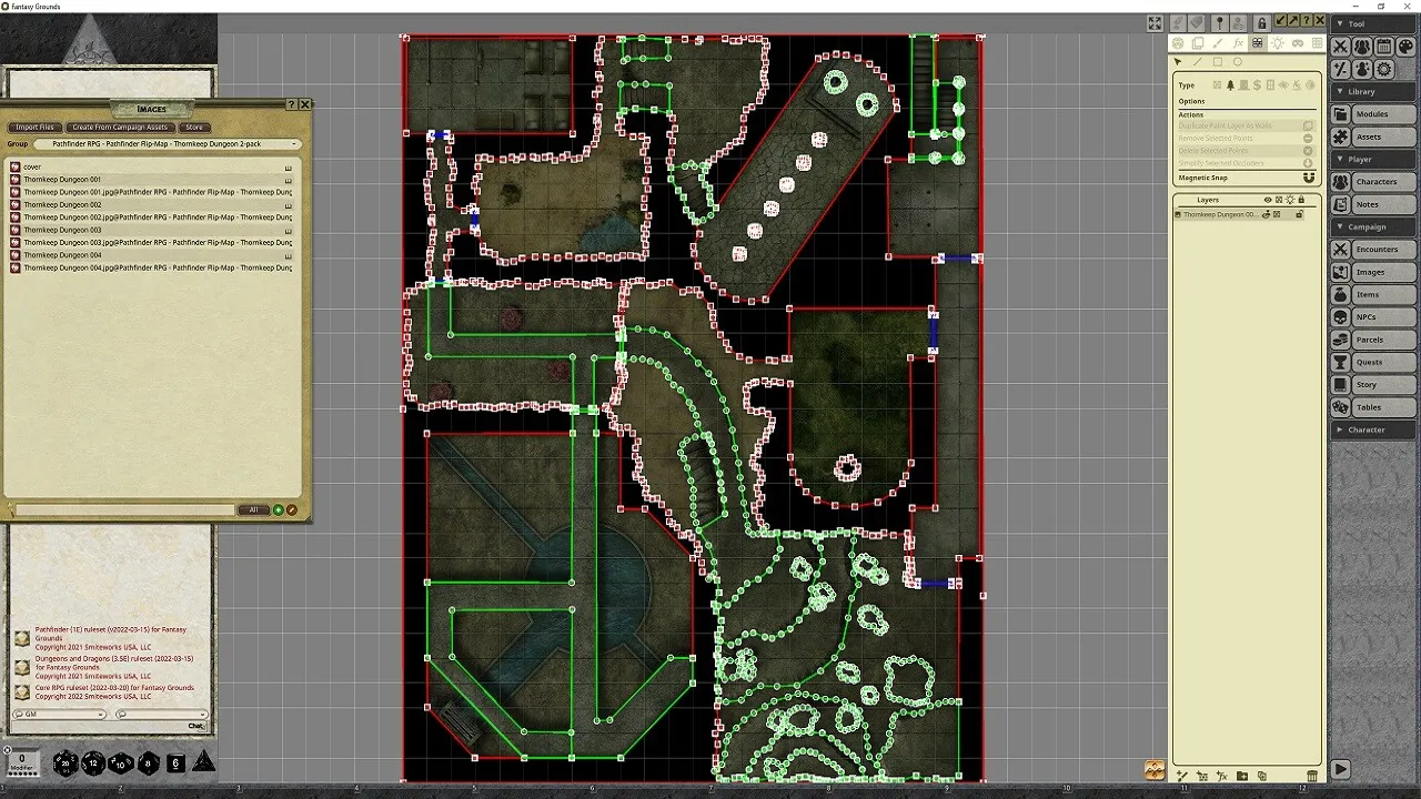 Fantasy Grounds - Pathfinder RPG - Pathfinder Flip-Mat - Thornkeep Dungeon 2-pack Screenshot 4
