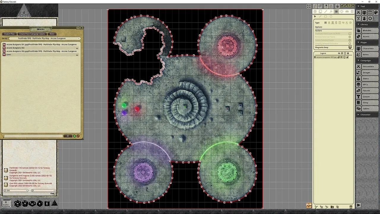 Fantasy Grounds - Pathfinder RPG - Pathfinder Flip-Map - Arcane Dungeons Screenshot 0