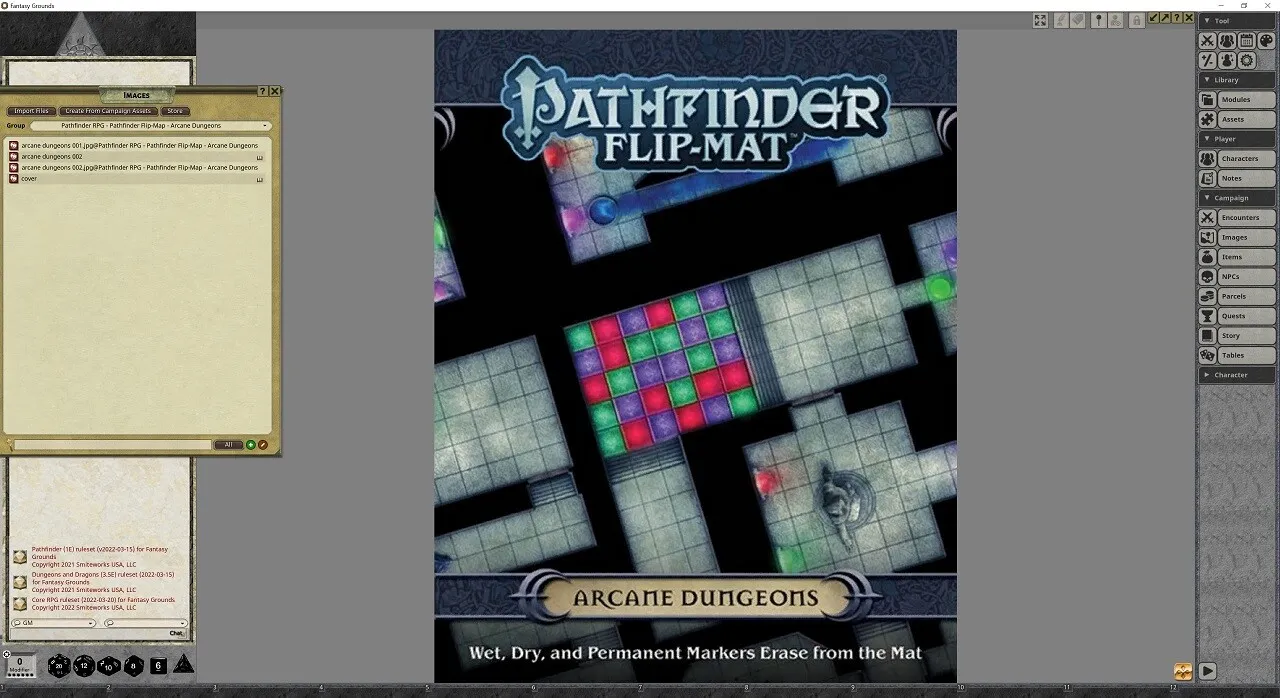 Fantasy Grounds - Pathfinder RPG - Pathfinder Flip-Map - Arcane Dungeons Screenshot 4