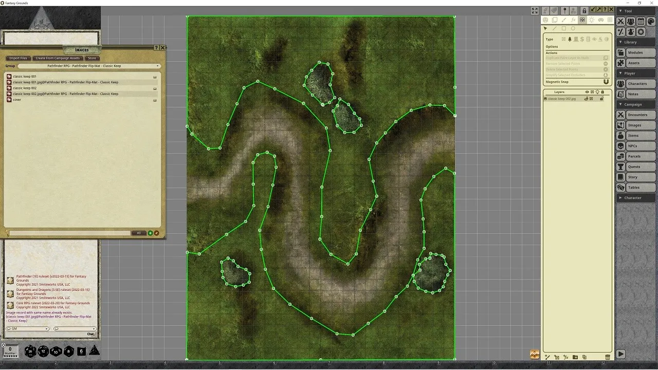 Fantasy Grounds - Pathfinder RPG - GameMastery Flip-Mat - Classic Keep Screenshot 0