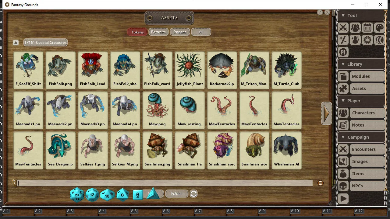Fantasy Grounds - Devin Night Token Pack 161: Coastal Creatures Screenshot 3