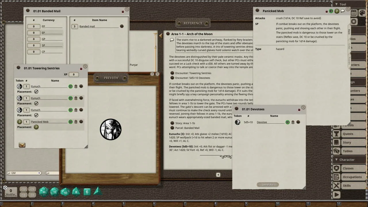 Fantasy Grounds - Dungeon Crawl Classics #74: Blades Against Death Screenshot 6