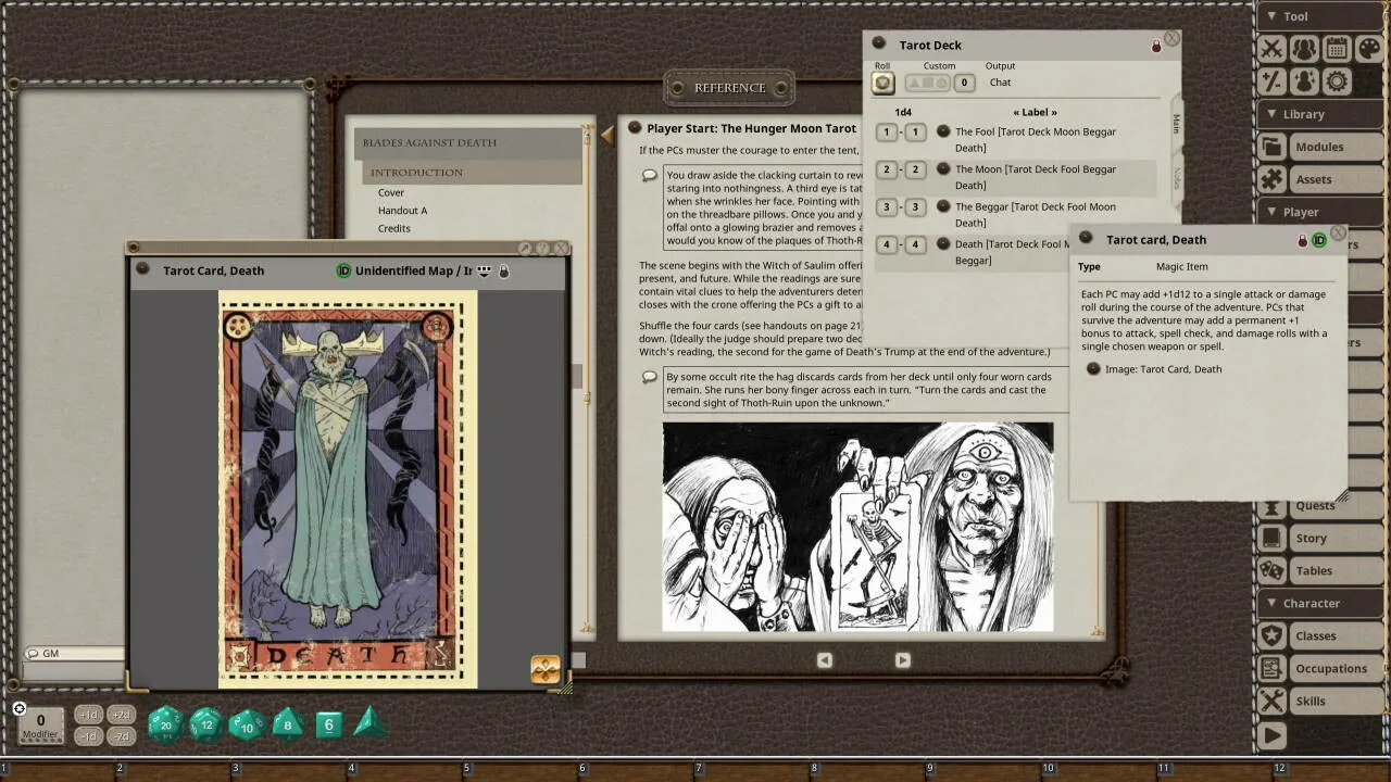 Fantasy Grounds - Dungeon Crawl Classics #74: Blades Against Death Screenshot 4