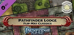 Fantasy Grounds - Pathfinder RPG - GameMastery Flip-Mat - Classic Pathfinder Lodge