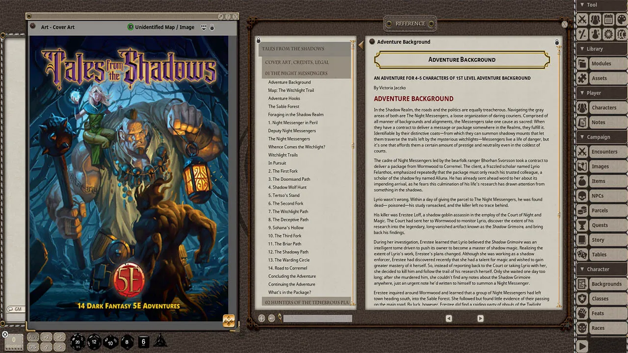 Fantasy Grounds - Tales from the Shadows Screenshot 3