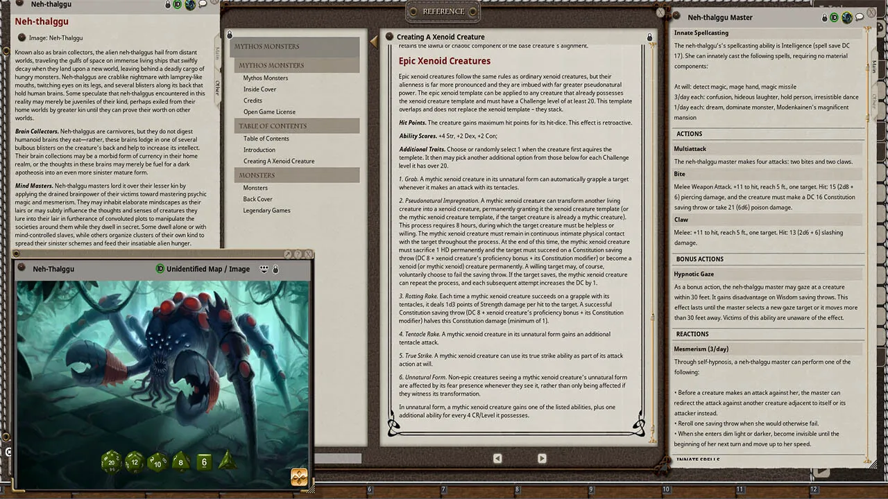Fantasy Grounds - Mythos Monsters Screenshot 3