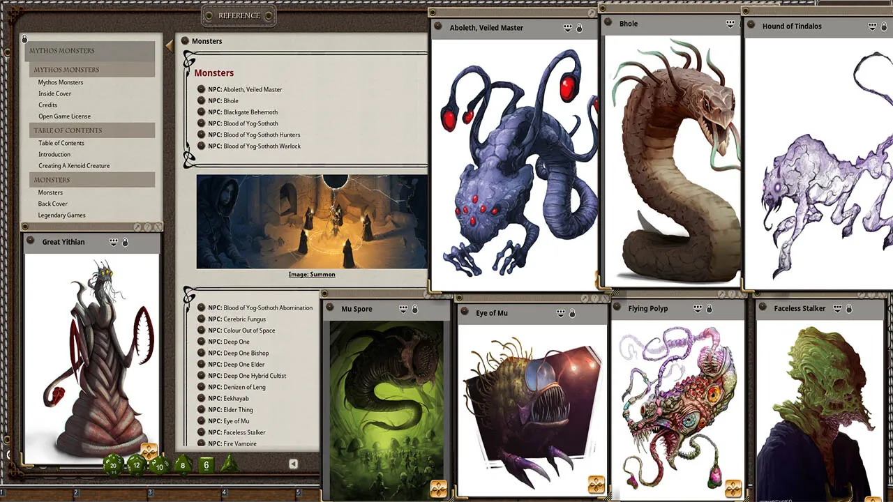 Fantasy Grounds - Mythos Monsters Screenshot 1