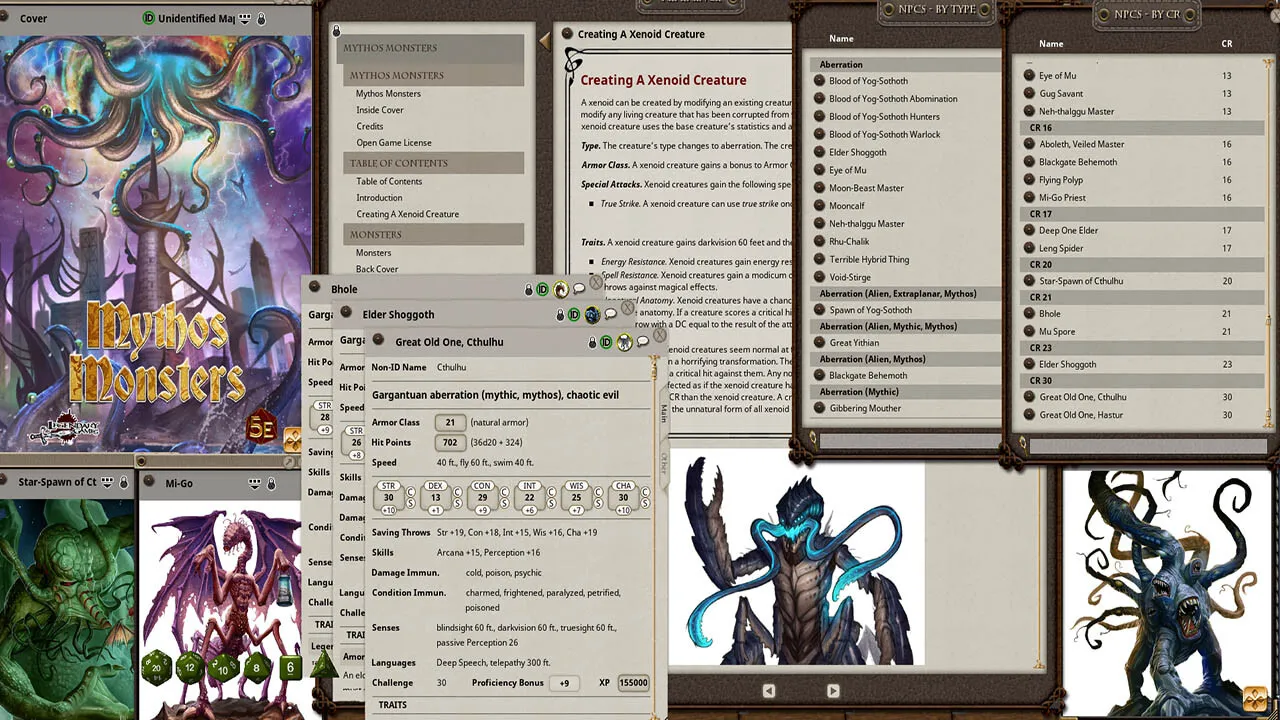 Fantasy Grounds - Mythos Monsters Screenshot 4