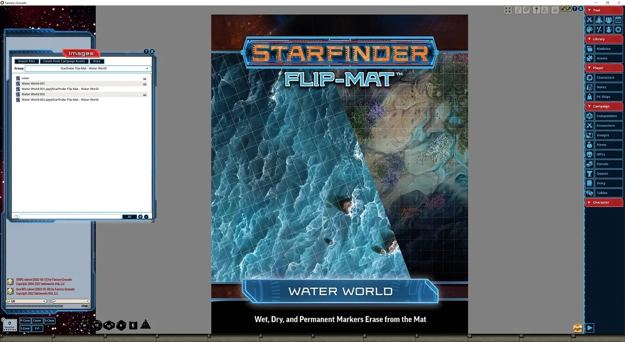 Fantasy Grounds - Starfinder RPG - Flip-Mat - Water World Screenshot 3