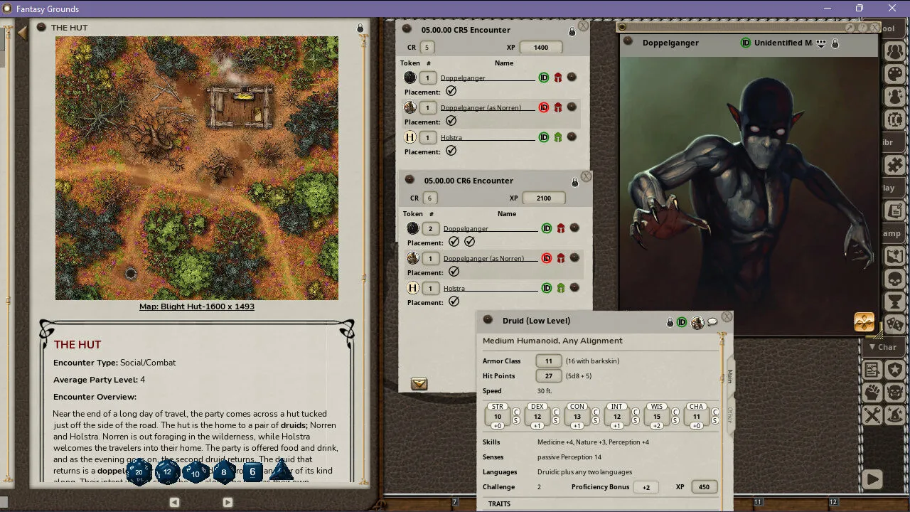Fantasy Grounds - Encounters in the Forest I Screenshot 3