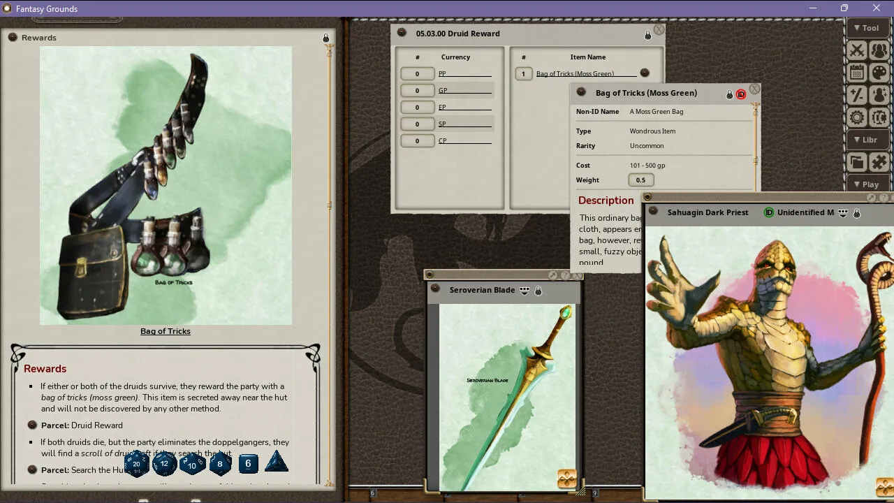 Fantasy Grounds - Encounters in the Forest I Screenshot 4