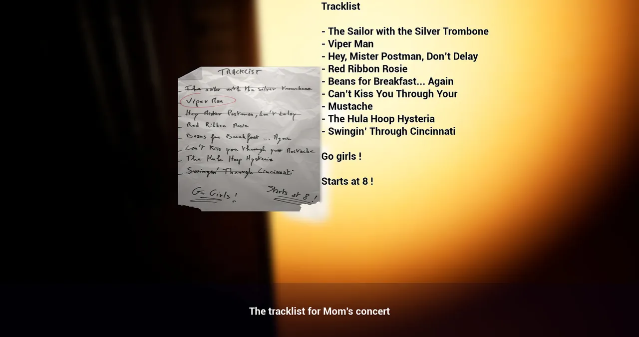 Derek's Rhapsody Screenshot 2