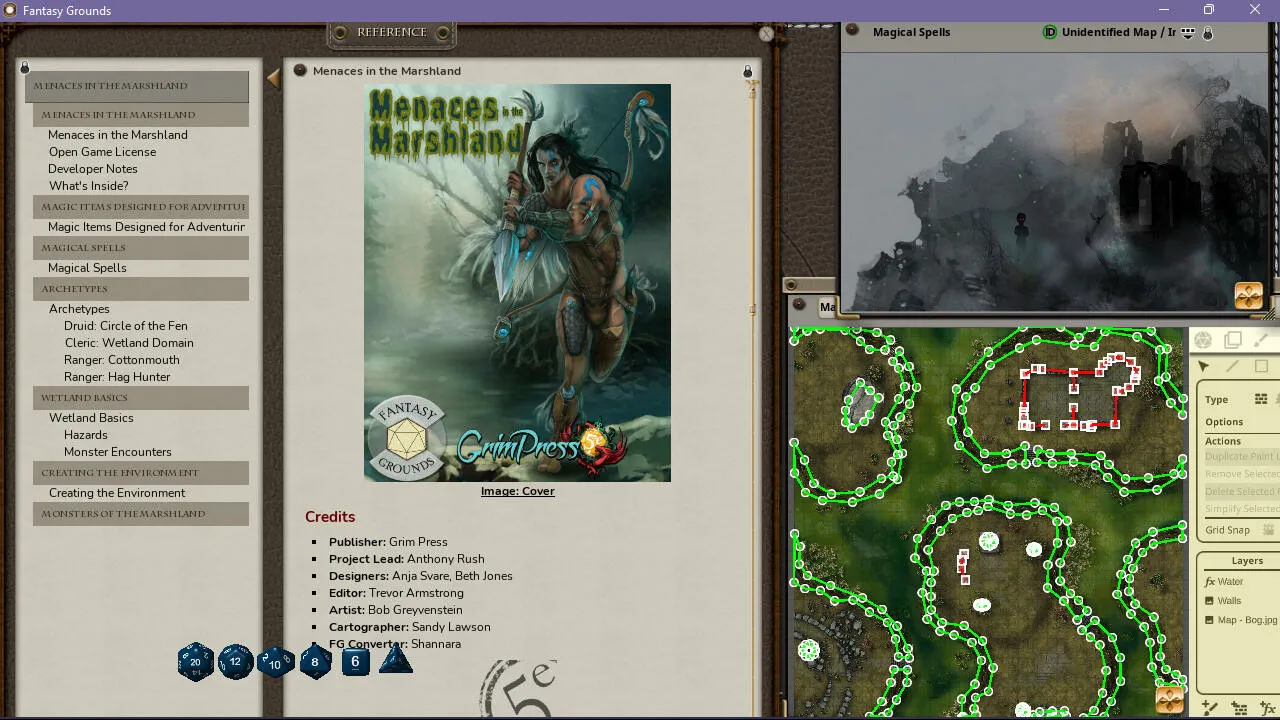 Fantasy Grounds - Menaces in the Marshland Screenshot 1