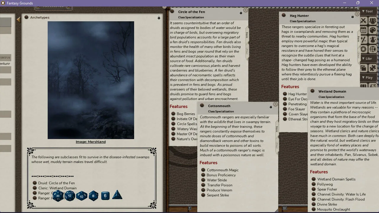 Fantasy Grounds - Menaces in the Marshland Screenshot 2