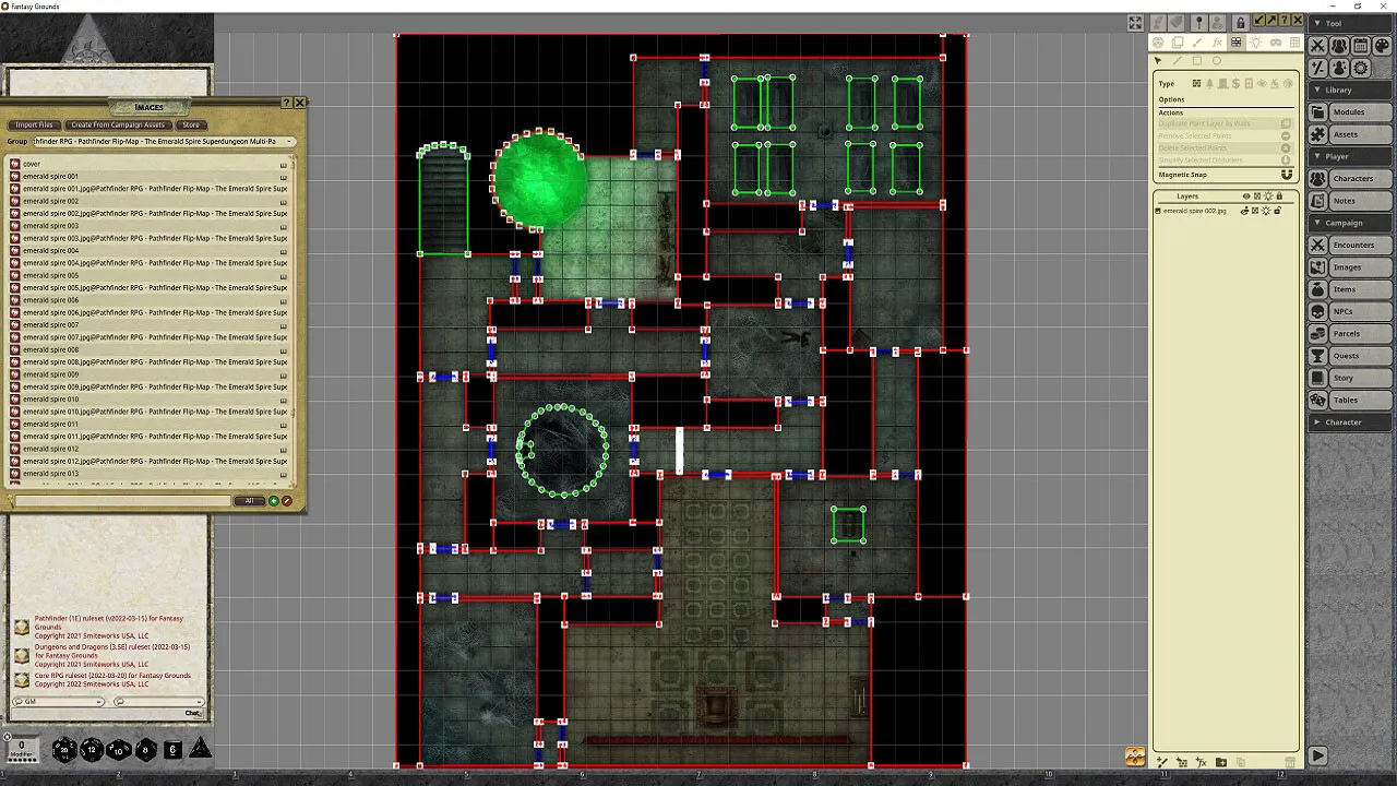 Fantasy Grounds - Pathfinder RPG - Pathfinder Flip-Mat - The Emerald Spire Superdungeon Multi-Pack Screenshot 2