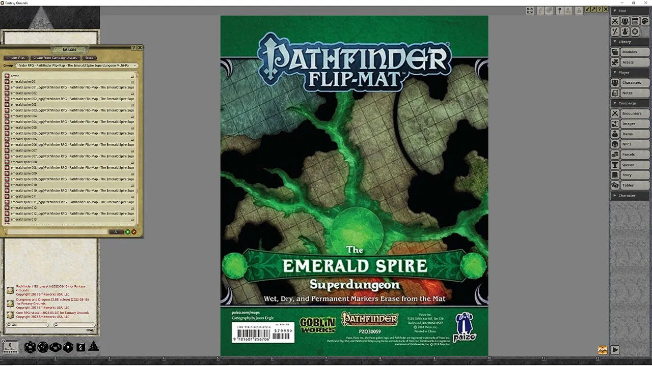 Fantasy Grounds - Pathfinder RPG - Pathfinder Flip-Mat - The Emerald Spire Superdungeon Multi-Pack Screenshot 0