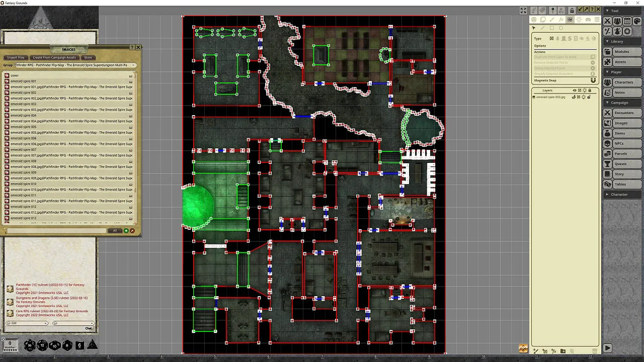 Fantasy Grounds - Pathfinder RPG - Pathfinder Flip-Mat - The Emerald Spire Superdungeon Multi-Pack Screenshot 3