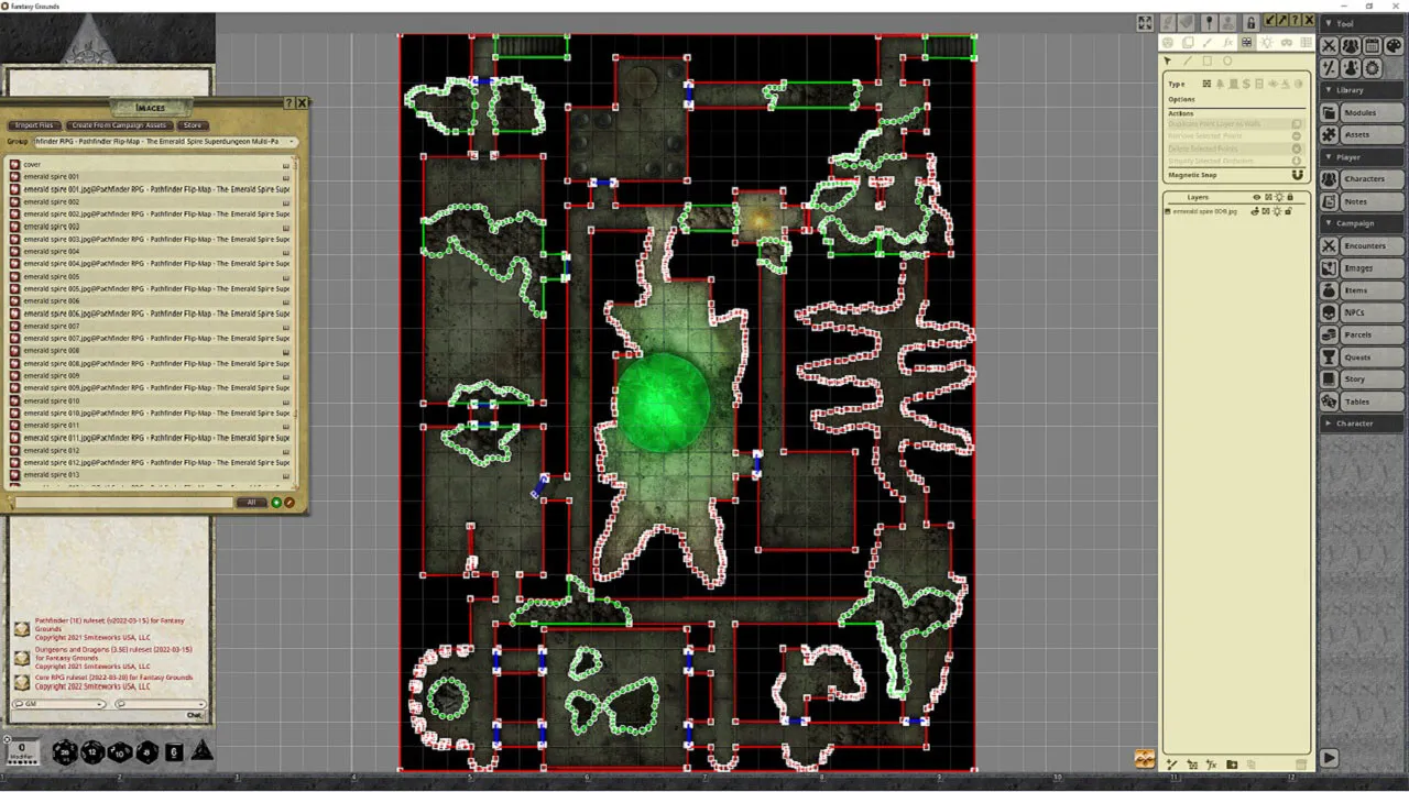 Fantasy Grounds - Pathfinder RPG - Pathfinder Flip-Mat - The Emerald Spire Superdungeon Multi-Pack Screenshot 8