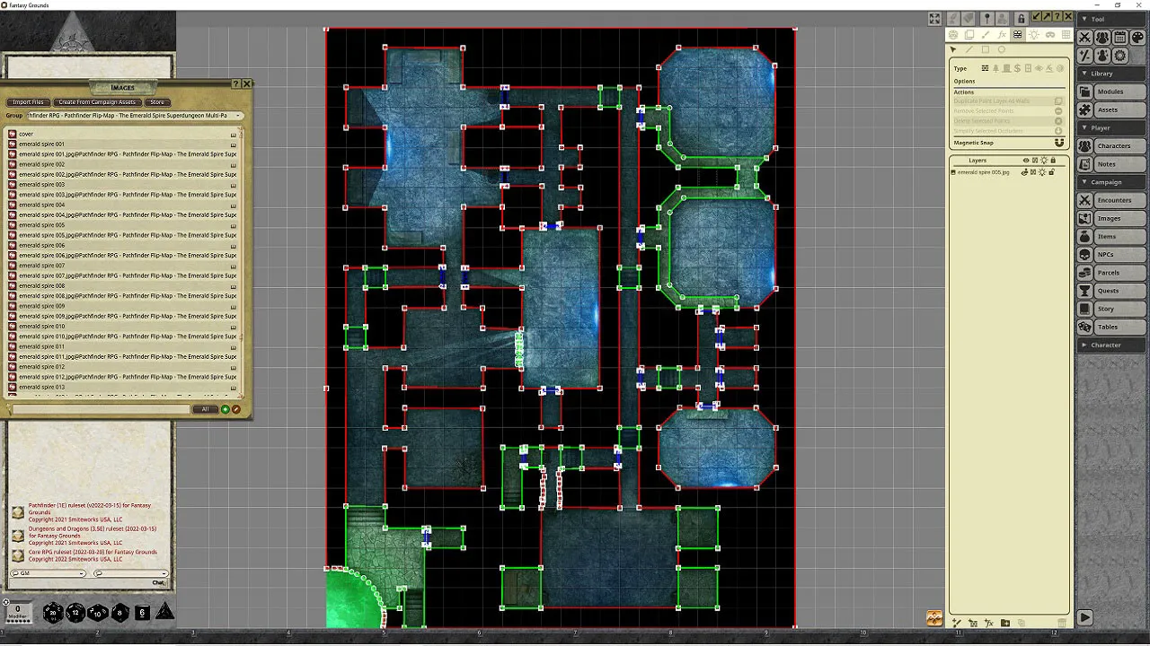 Fantasy Grounds - Pathfinder RPG - Pathfinder Flip-Mat - The Emerald Spire Superdungeon Multi-Pack Screenshot 5