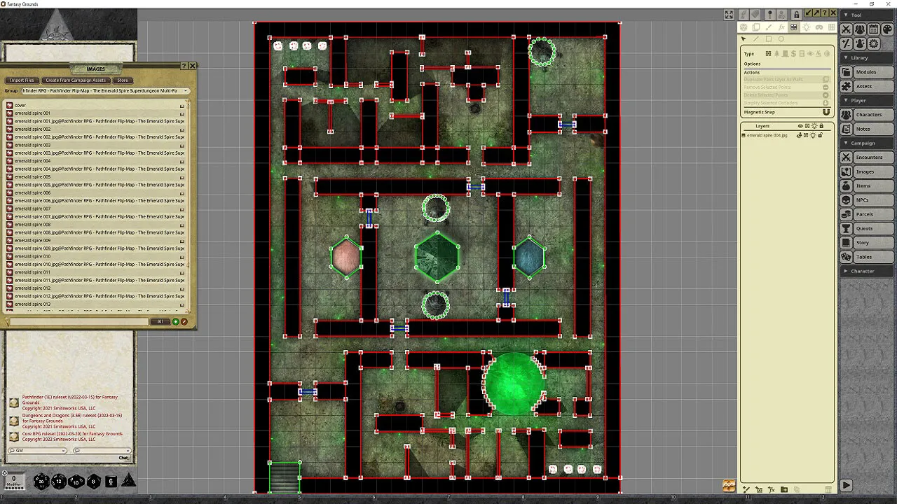 Fantasy Grounds - Pathfinder RPG - Pathfinder Flip-Mat - The Emerald Spire Superdungeon Multi-Pack Screenshot 4