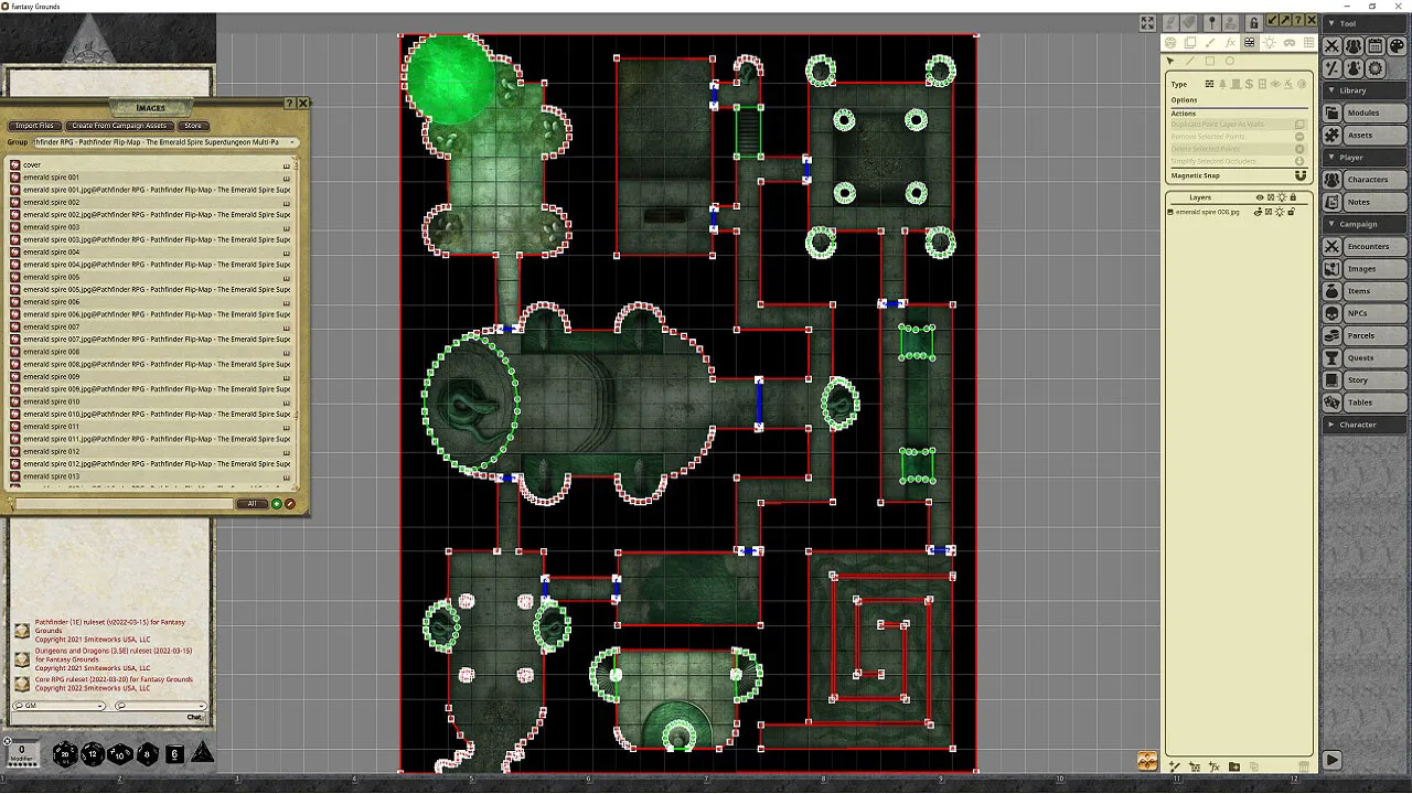 Fantasy Grounds - Pathfinder RPG - Pathfinder Flip-Mat - The Emerald Spire Superdungeon Multi-Pack Screenshot 7