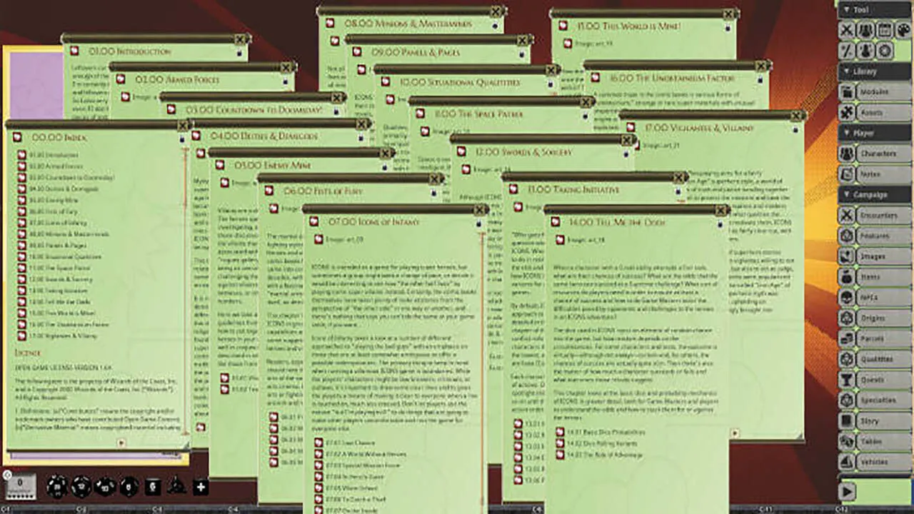 Fantasy Grounds - ICONS Presents Screenshot 3