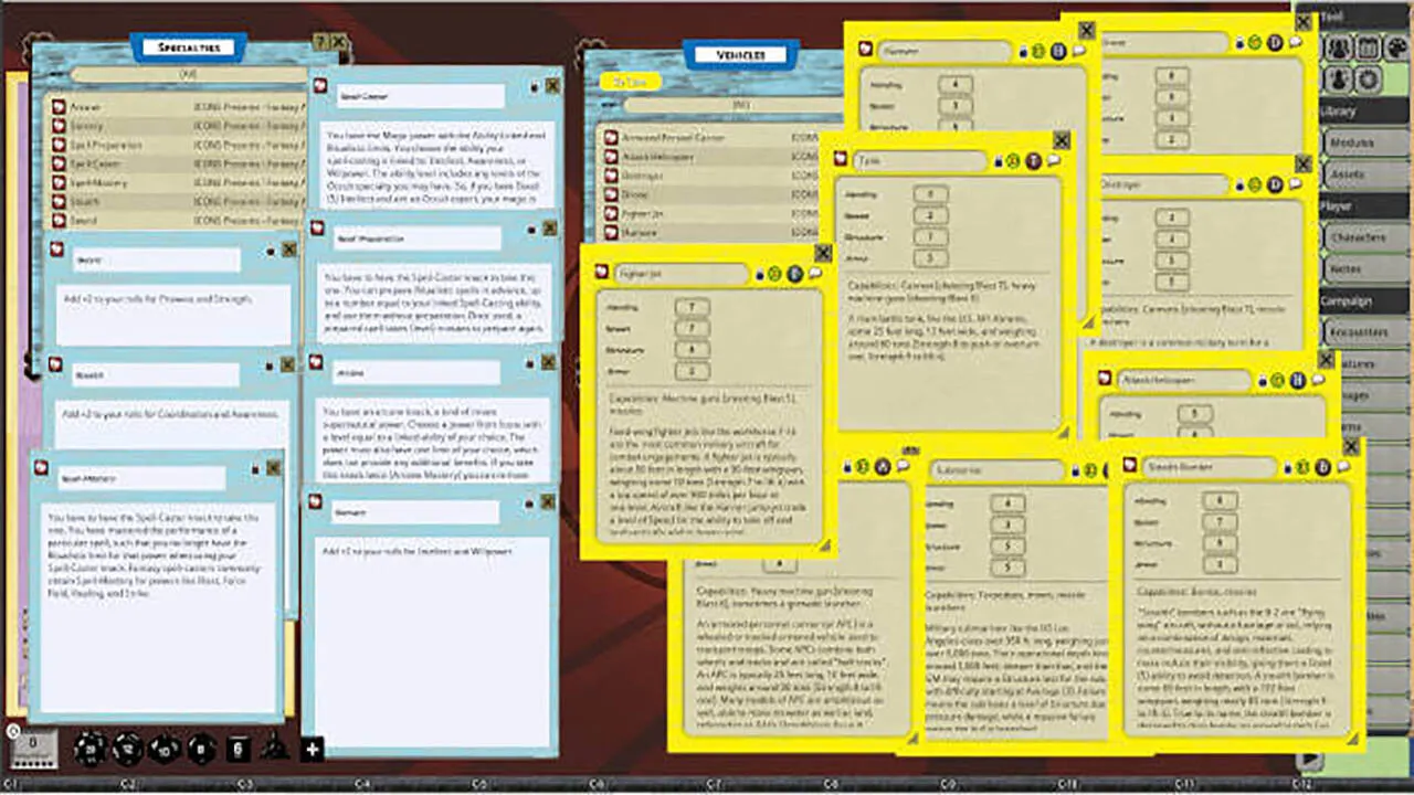 Fantasy Grounds - ICONS Presents Screenshot 1