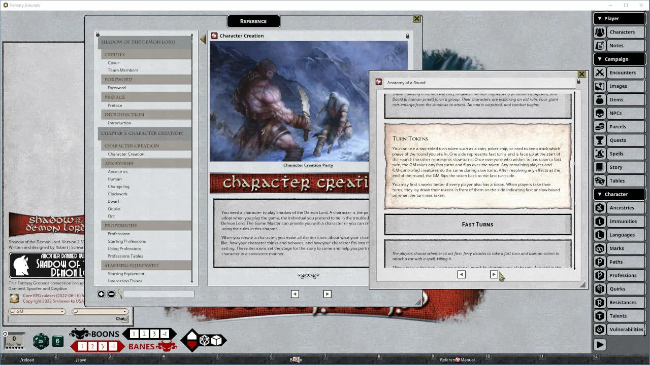 Fantasy Grounds - Shadow of the Demon Lord Screenshot 2